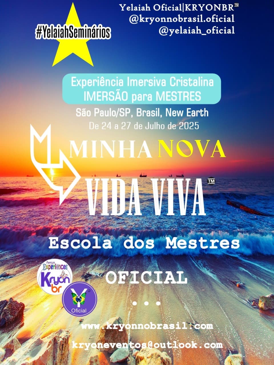 Dia Fora do Tempo — Imersão Cristalina Presencial para Mestres